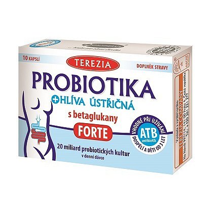 TEREZIA PROBIOTIKA + hlíva ústřičná s betaglukany FORTE cps.10