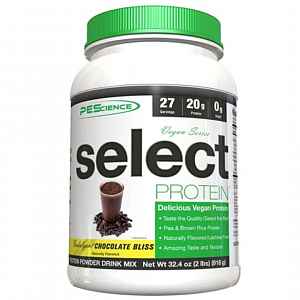 Vegan Select protein 837g - čokoláda, arašídové máslo