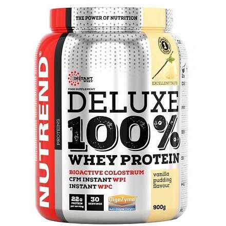 DELUXE 100% WHEY 900 g čokoláda+mandle