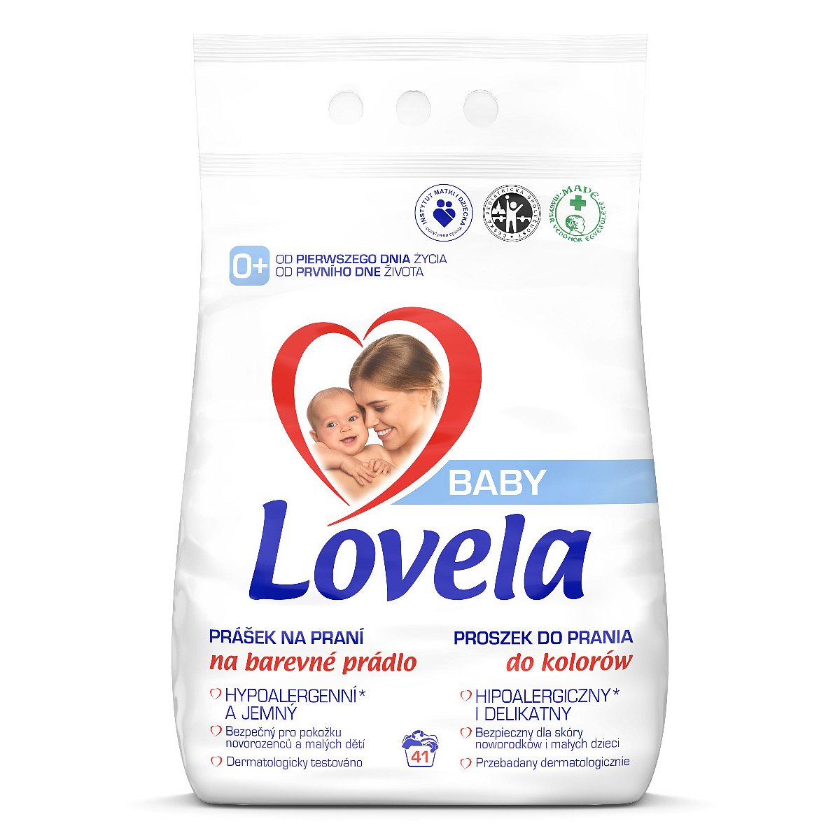 Lovela Baby Prášek na barevné prádlo 4,1 kg
