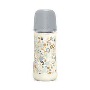 Suavinex Wonderland Kojenecká láhev průtok L 6m+ 360 ml 1 ks liberty modrá