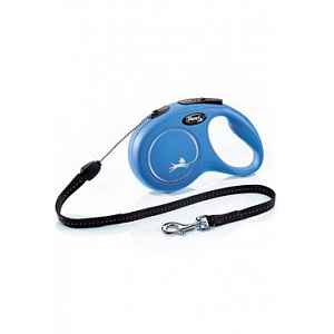Vodítko Flexi Classic New S Lanko 8m/12kg Modrá