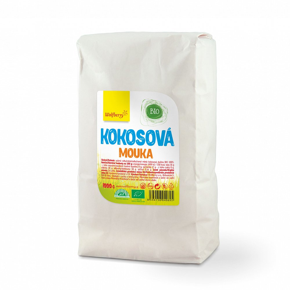 WOLFBERRY Kokosová mouka 1000 g BIO