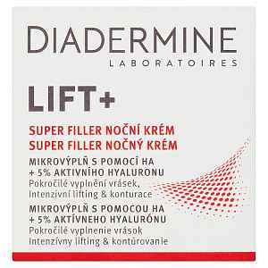 Diadermine Lift+ Super Filler liftingový noční krém pro definici kontur obličeje  50 ml