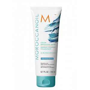 Moroccanoil Color Depositing jemná vyživující maska bez permanentních barevných pigmentů Aquamarine 200 ml