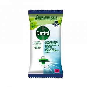 Dettol Antibakteriální Ubrousky Na Povrchy 80ks