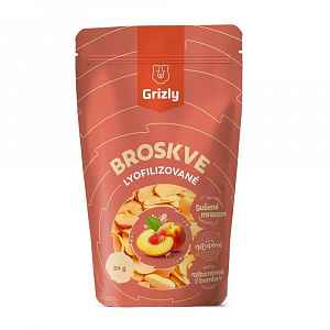 Grizly Broskve lyofilizované 50 g