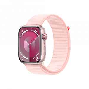 Apple Watch S9 Cellular 41 mm sport loop smart hodinky Pink/Light Pink