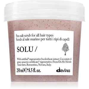 Davines Solu Sea Salt Scrub hloubkově čisticí peeling pro všechny typy vlasů 250 ml