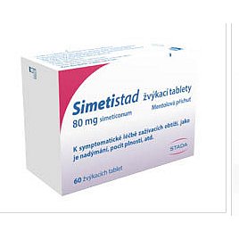 Simetistad 80mg žvýkací tablety tbl.60 - II. jakost