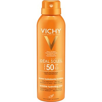 Vichy Capital Soleil neviditelný hydratační sprej SPF 50  200 ml