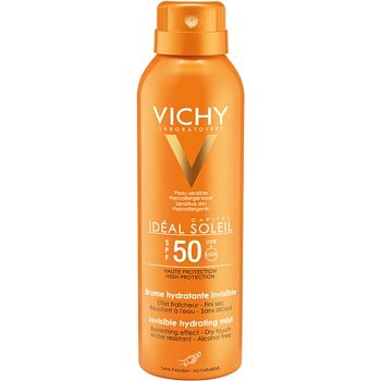 Vichy Capital Soleil neviditelný hydratační sprej SPF 50  200 ml