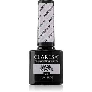 Claresa UV/LED Base Power podkladový lak pro gelové nehty odstín 20 5 g