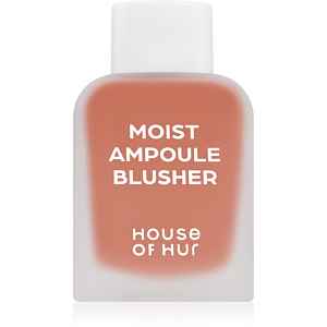 House of Hur Moist Ampoule Blusher tekutá tvářenka mini odstín 01 Nude Beige 10 ml