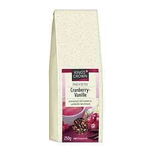 King's Crown Sypaný ovocný čaj brusinka a vanilka 250 g