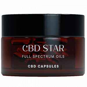 cbdstar CBD kapsle 10 % Full Spectrum CBD, 30 cps
