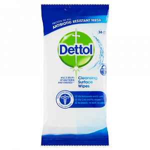 Dettol ubrousky na povrchy 36ks