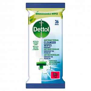 Dettol ubrousky na povrchy 36ks