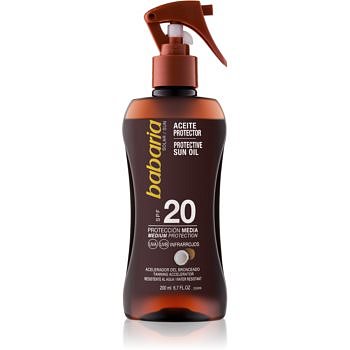 Babaria Sun Protective olej na opalování SPF 20  200 ml