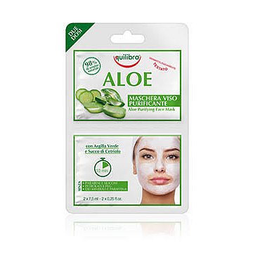 EQUILIBRA Aloe čistící pleťová maska 2 x75ml