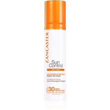 Lancaster Sun Control opalovací krém na obličej s protivráskovým účinkem SPF 30 50 ml