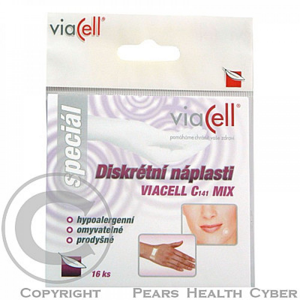 VIACELL C141MIX Diskrétní náplasti 16ks