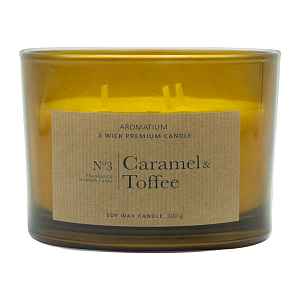 Aromatium Sójová svíčka Caramel & Toffee