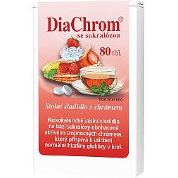 DiaChrom se sukralózou tablety 80 nízkokalor.sladidlo