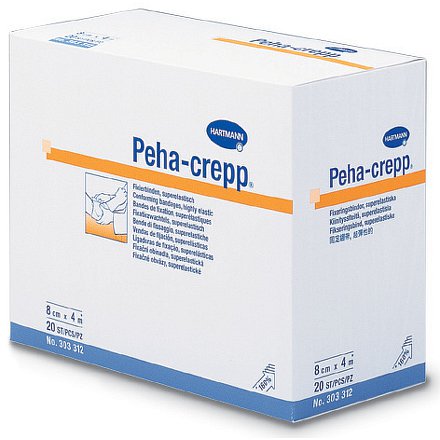 Obinadlo elastické - fixační Peha-crepp 8cmx4m/20ks 3031427