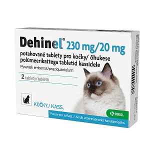 Dehinel pro kočky 230 mg/20 mg 2 tablety