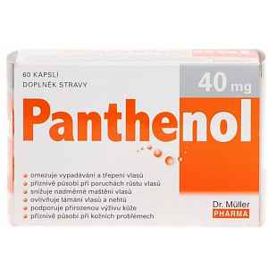 Panthenol kapsle 60 x 40 mg