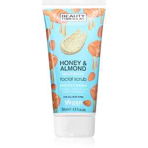Beauty Formulas Honey & Almond pleťový peeling 150 ml