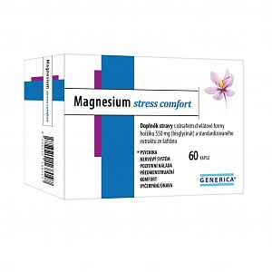 Generica Magnesium stress comfort 60 kapslí