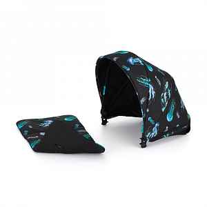 Petite&Mars Stříška ke kočárku Royal3 Limited 100 Jellyfish