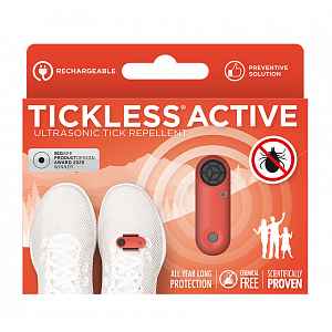 TICKLESS® ACTIVE Ultrazvukový odpuzovač klíšťat korálový