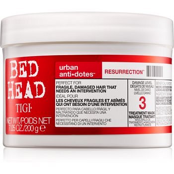 TIGI Bed Head Urban Antidotes Resurrection oživující maska pro poškozené a křehké vlasy  200 g