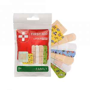 Fixaplast FIRST AID Family MIX náplasti 36 ks