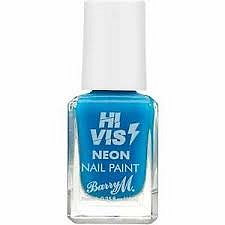 Barry M Lak na nehty Hi Vis (Nail Paint) Blue Shock 10 ml