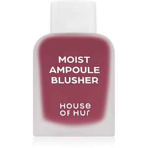House of Hur Moist Ampoule Blusher tekutá tvářenka mini odstín 08 Berry Purple 10 ml