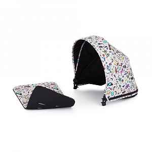 Petite&Mars Stříška ke kočárku Royal3 Limited 100 Tattoo