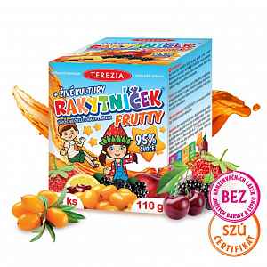 Rakytníček Frutty Ovocné želé+živé Kultury 60ks