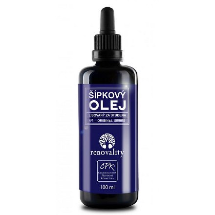 Šípkový olej za studena lisovaný Renovality 100 ml