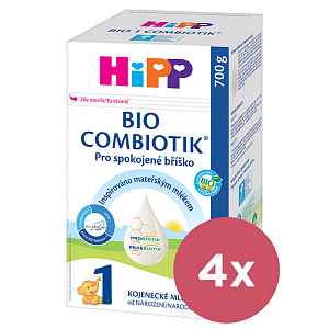 4x HiPP BIO ComBIOTIK® 1 Mléko počáteční 700 g