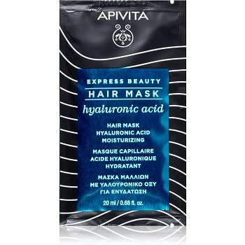 Apivita Express Beauty Hyaluronic Acid hydratační maska na vlasy 20 ml