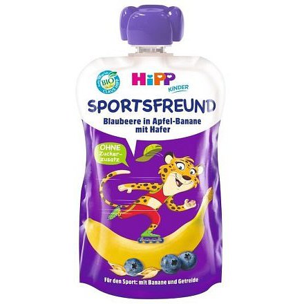 HiPP BIO Sport Jablko-Banán-Borůvky-Oves 120g