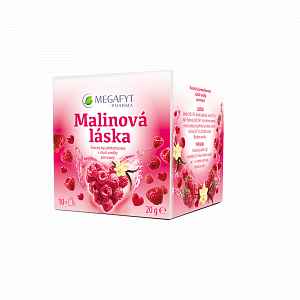 Megafyt Malinová láska porcovaný čaj 10x2 g