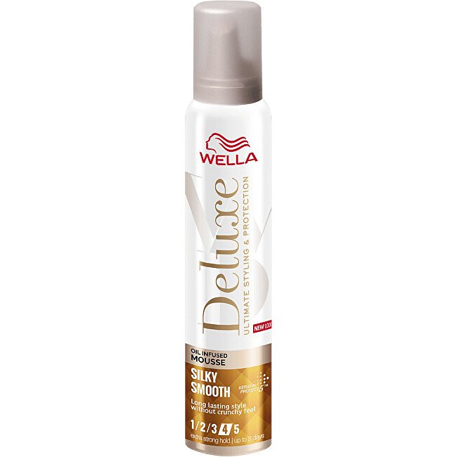 Vyživující tužidlo na vlasy Deluxe (Silky Smooth Mousse) 200 ml