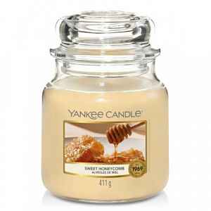 Yankee Candle Aromatická svíčka Classic střední Sweet Honeycomb  411 g