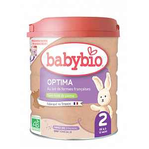 BABYBIO OPTIMA 2 kojenecké bio mléko 800 g