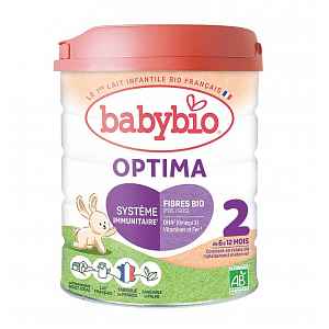 BABYBIO OPTIMA 2 kojenecké bio mléko 800 g
